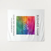 Tenture Séminaire de réception du logo d'entreprise person (Devant (Horizontal))