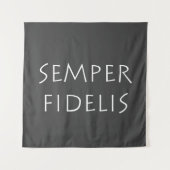 Tenture Semper Fidelis (Devant)