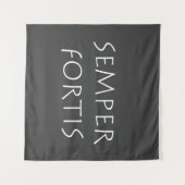 Tenture Semper fortis (Devant (Horizontal))