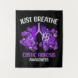 Tenture Sensibilisation à la fibrose kystique Just Breathe