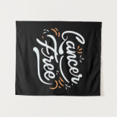 Tenture sensibilisation au cancer du sein sans cancer (Devant (Horizontal))