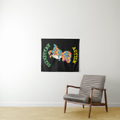 Tenture Sensibilisation sur l'autisme Dinosaures (En situation (horizontale))