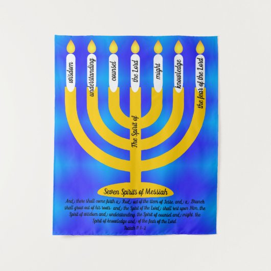 Tenture Sept Esprits de Messie (Devant)