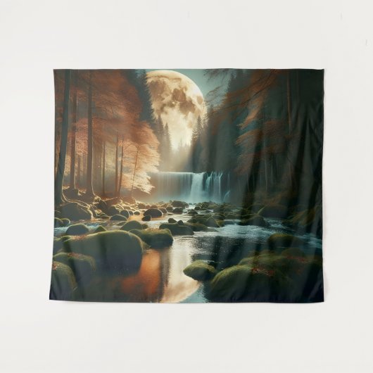 Tenture Sérénade au clair de lune (Devant (Horizontal))
