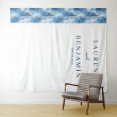 Tenture Serene Blue Pine Trees (En situation (horizontale))