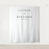 Tenture Serene Mountain Wedding (Devant)