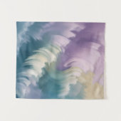 Tenture Serene Pastel Abstrait Wave Dreamy Art (Devant (Horizontal))