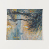Tenture Serene Sunset by Water Impressionist Paysage Art (Devant (Horizontal))