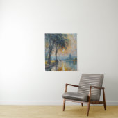 Tenture Serene Sunset by Water Impressionist Paysage Art (En situation)