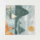 Tenture Sérénité au bord de la mer (Devant (Horizontal))