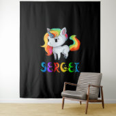 Tenture Sergei Unicorn (En situation)
