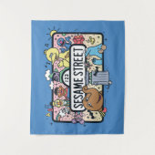 Tenture Sésame Sésame | Sesame Pals signe de Doodle (Devant)