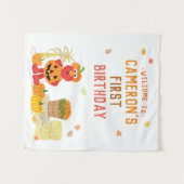 Tenture Sesame Street - Elmo | Pumpkin First Birthday (Devant (Horizontal))