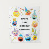 Tenture Sesame Street Pals Confetti Birthday Welcome (Devant)