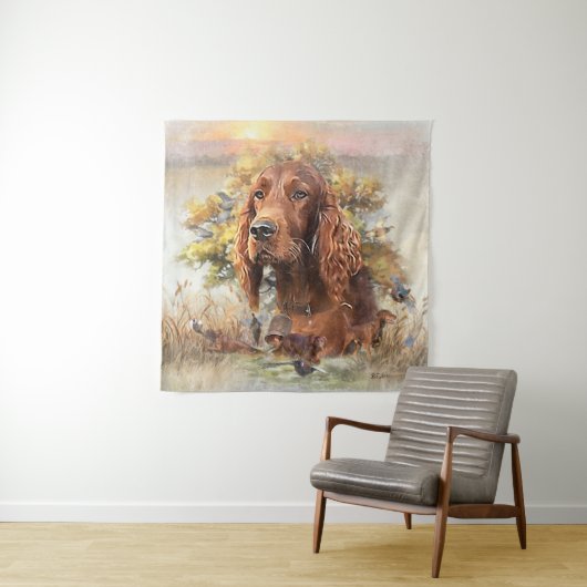 Tenture Setter irlandais - Oiseau Dog Ultimate Upland (En situation)