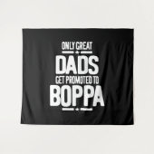 Tenture Seuls Les Grands Dads Sont Promus À Boppa (Devant (Horizontal))