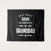 Tenture Seuls Les Grands Pères Sont Promus À Grand-Père |  (Devant (Horizontal))