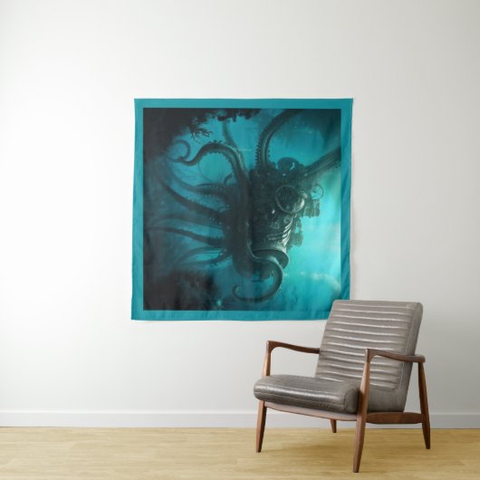 Tenture SF - 20 000 ligues 1 (En situation (horizontale))