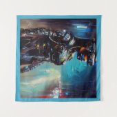 Tenture SF - Cyberpunk Hero 2 (Devant (Horizontal))