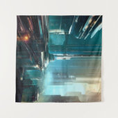Tenture SF Futuristic City 3 (Devant (Horizontal))