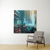 Tenture SF Futuristic City 3 (En situation)