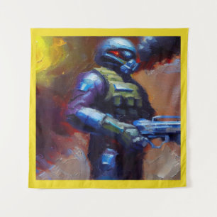 Tenture SF - Héros militaire 4