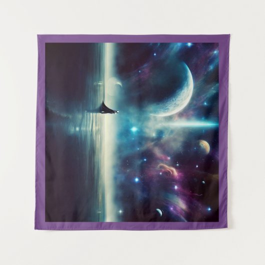 Tenture SF - Opéra spatial 1 (Devant (Horizontal))