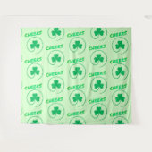 Tenture Shamrock de Clover Jour de la Saint Patrick vert i (Devant (Horizontal))