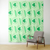 Tenture Shamrock de Clover Jour de la Saint Patrick vert i (En situation)