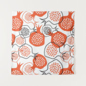 Tenture SHANA TOVA CARD, Rosh Hashanah Grey Card, avec h (Devant (Horizontal))