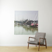 Tenture Shanghai, Chine, 30 mars 2017, Bui historique en b (En situation)