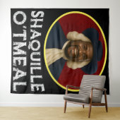 Tenture Shaquille d'avoine Mème drôle (En situation (horizontale))