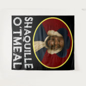 Tenture Shaquille d'avoine Mème drôle (Devant (Horizontal))