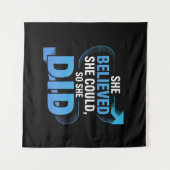 Tenture She Believed She Could, So She Did (Devant (Horizontal))