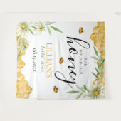 Tenture She Found Her Honey Bee Bridal Shower Backdrop (Devant (Horizontal))