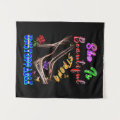 Tenture She Is Beautiful Strong Unstoppable (Devant (Horizontal))