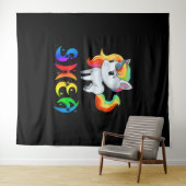 Tenture Shea Unicorn (En situation (horizontale))