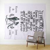 Tenture Shelter in Your Arms Wedding Backdrop (En situation (horizontale))