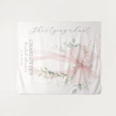 Tenture She's tying a knot Bow Bridal Shower (Devant (Horizontal))