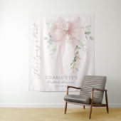 Tenture She's tying a knot Bow Bridal Shower (En situation)