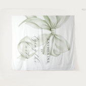 Tenture She's tying the Knot Bridal Shower Backdrop (Devant (Horizontal))