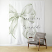 Tenture She's tying the Knot Bridal Shower Backdrop (En situation)