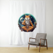 Tenture Shiba, astronaute spatiale Shiba 8 (En situation)