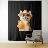 Tenture Shiba Inu (En situation)