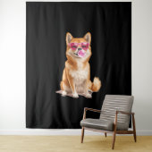 Tenture Shiba Inu (En situation)