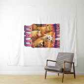 Tenture Shiba Inu (En situation (horizontale))