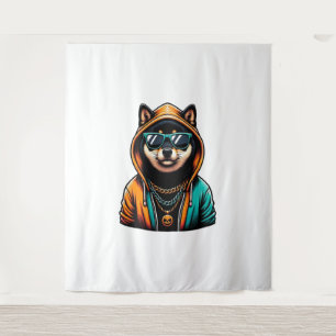 Tenture Shiba Inu dans le Sweat - shirt à capuche Streetwe