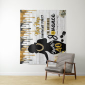 Tenture Shorty's 40| 90's Hip hop Birthday Drip Backdrop (En situation)