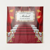 Tenture Show Red Carpet Graduation Backdrop banner (Devant)