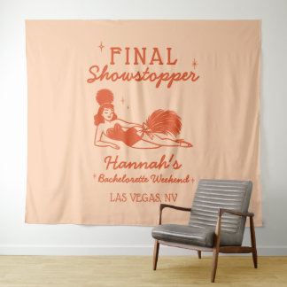 Tenture Showgirl Final Showstopper Bachelorette Backdrop